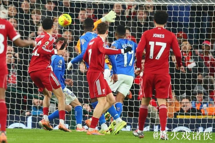 维尔茨造乌龙范戴克失误致丢球 利物浦1-1桑德兰